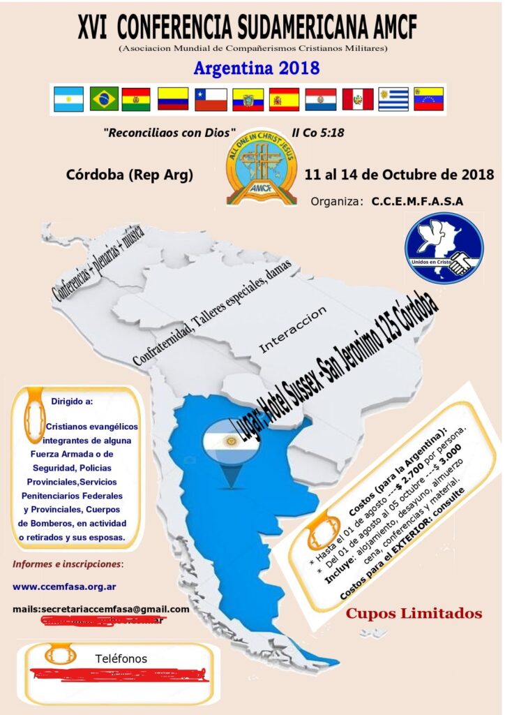 afiche xvi conf sud amcf 2018
